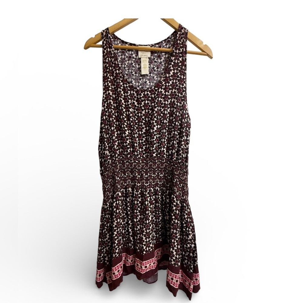 Kate Spade Coronado Beach Cover Up Dress Sleeveless Sumac Red Floral Medium